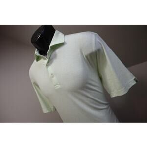 Tasc Bamboo Golf Polo Stretch Athletic Shirt Green Short Sleeve Mens Sz Medium
